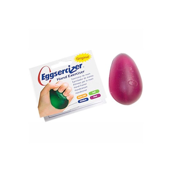 Eggsercizer Hand Exerciser, Firm, Purple